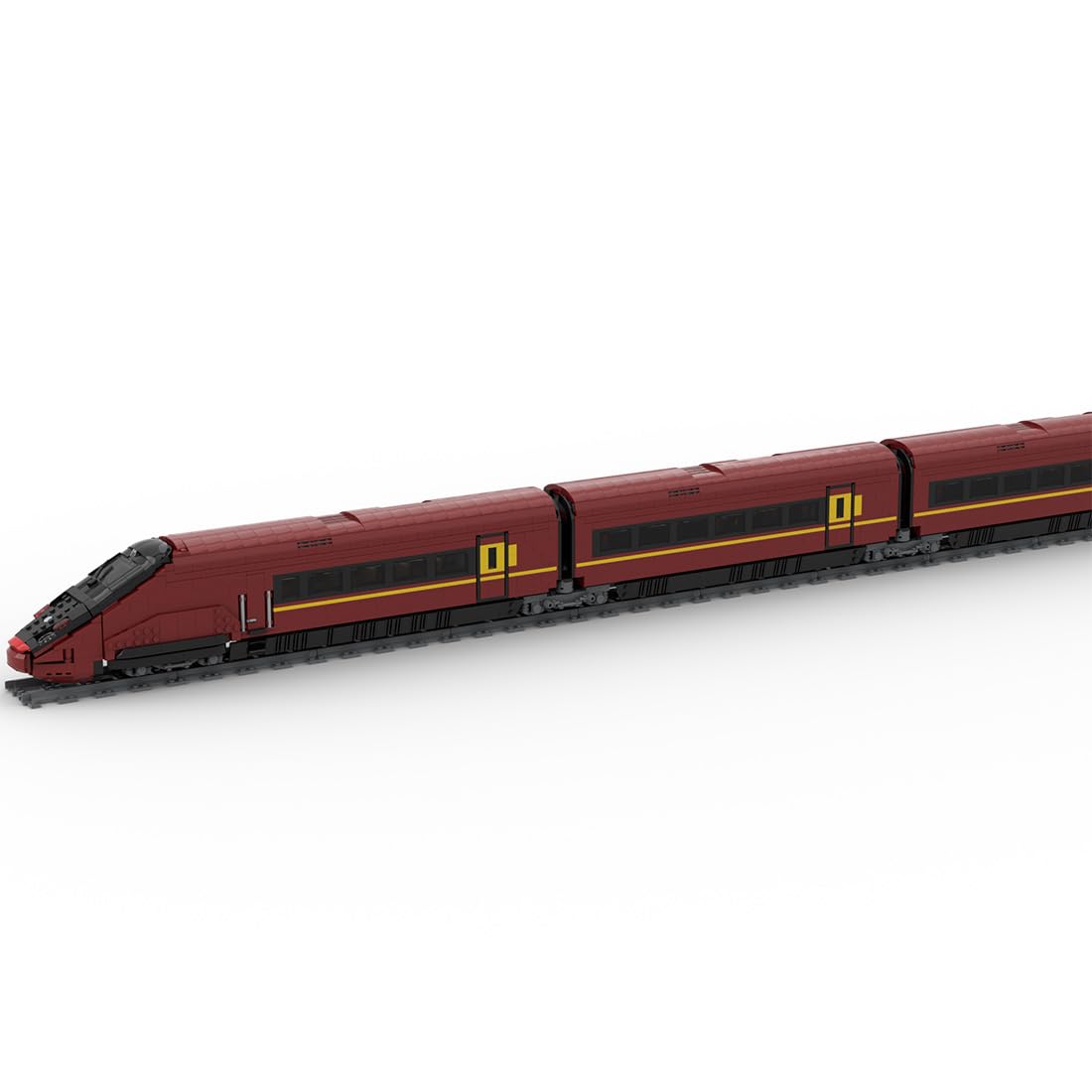 AGV-575 Italo High Speed Train Club Executive Class Builidng Blocks Set, 3,139 Pieces Train Building Kit, Collectible Locomotive Building Toy Model for Adult & Ideal Gift for Home Décor
