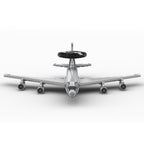 1/80 E-3 Sentry Fighter Jet Building Kit, Military Aircraft Building Block Set, Creative Interactive Building Toy for Teens and Up (1700PCS+)