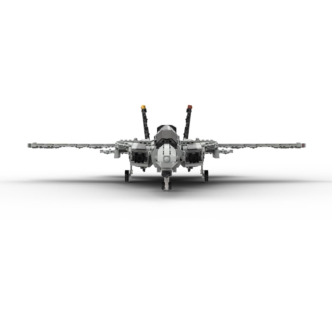 1/35 Scale F-14 Carrier-Capable Fighter Building Kit, Military Theme Building Block Set, Creative Interactive Building Toy for Teens and Up (2443PCS+)