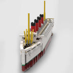 Cruise Ship Building Kit, 1/400 RMS Mauretania Large Cruise Ship Model Assembly Steamship Toy Sets, Creative MOC for Adults (1871PCS)