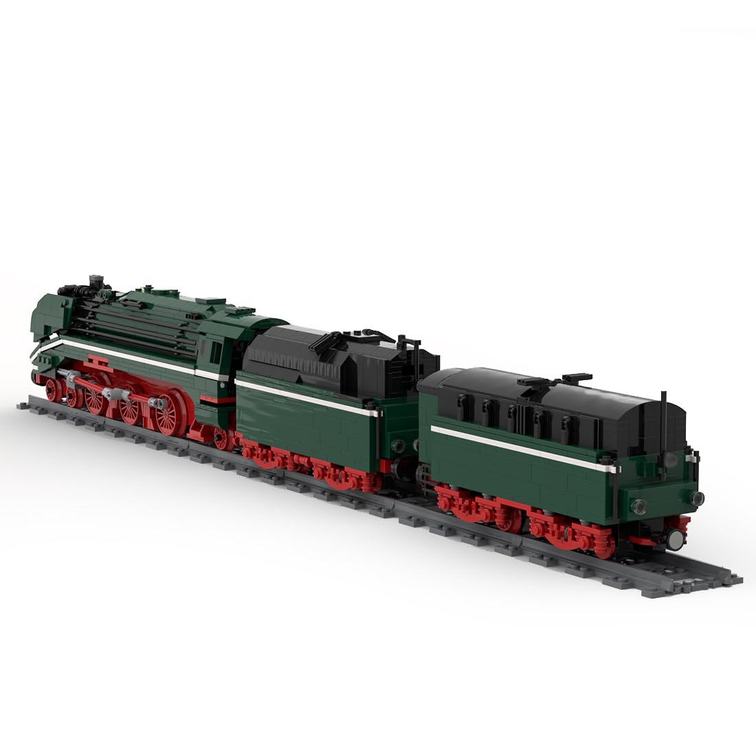 Steam Train Building Sets, BR18 RC Vapor Train Style Innovative Assembly Building Block MOC Toy (1629PCS), Type2, VF90J3237M1514OT6Q3IS0N1P
