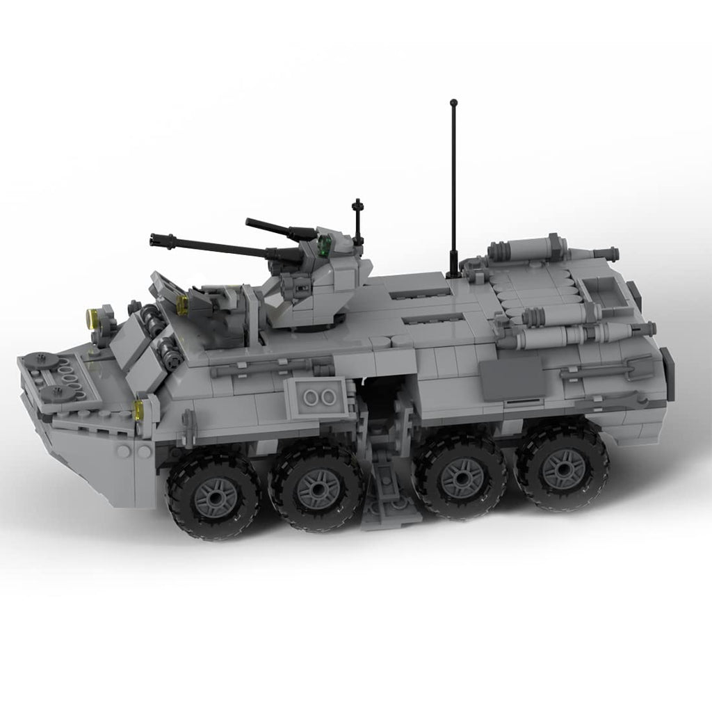 BrickCraftWorks Military Tank Building Set, MOC-39493 BTR-82A APC Model Military Theme Building Blocks Toys Set (798PCS), Type7, 152616NGIRLQO