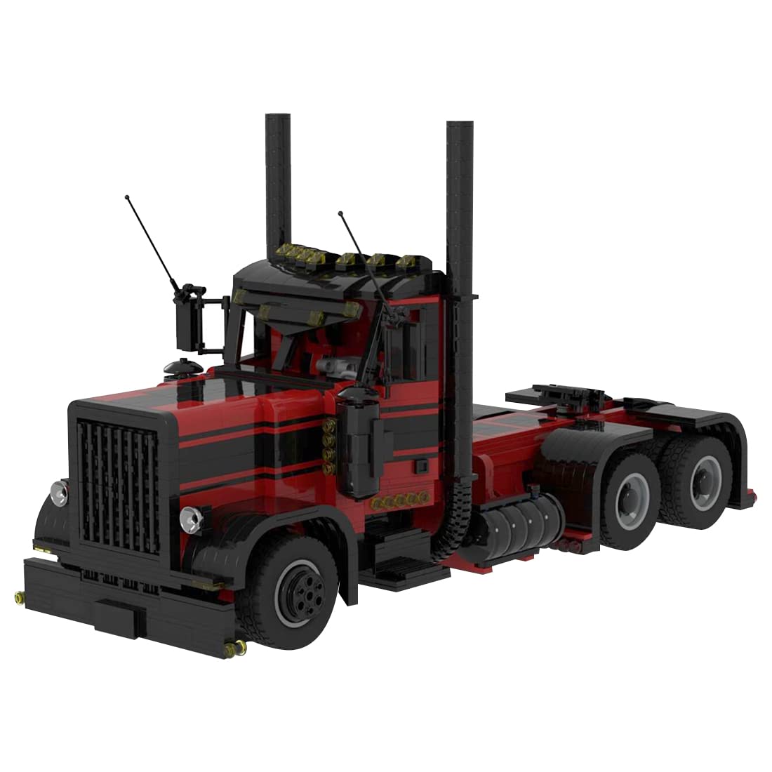 Technik Dump Trailer Model Building kit, 2307pcs Dump Trailer Truck Toy Construction Vehicle for Adults (Dynamic Versions)
