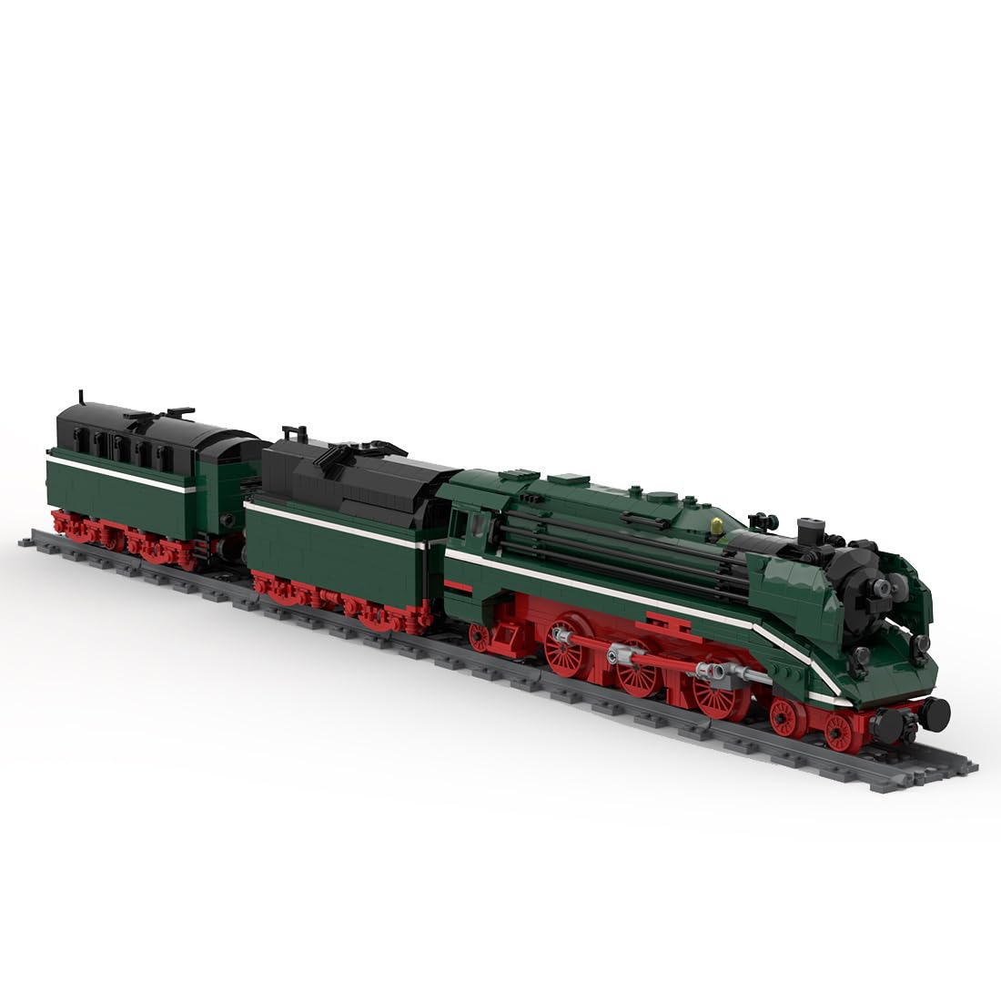 Steam Train Building Sets, BR18 RC Vapor Train Style Innovative Assembly Building Block MOC Toy (1629PCS), Type2, VF90J3237M1514OT6Q3IS0N1P