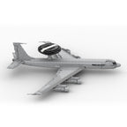 1/80 E-3 Sentry Fighter Jet Building Kit, Military Aircraft Building Block Set, Creative Interactive Building Toy for Teens and Up (1700PCS+)