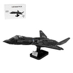 YF-23 Grey Ghost Fighter Aircraft Building Blocks Set, 1:35 Military Air Force Fighter Jet Model DIY Assembly, Home Decor & Toys & Gifts for Plane Enthusiasts (2,185 PCS)