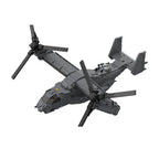American CV-22 Tiltrotor Aircraft Military Building Blocks Set for Adults, Collectible Army Model and Display Toys for Christmas and Birthday Gifts (2608PCS)