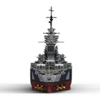 BrickCraftWorks MOC-163300 1/200 Scale Military WWII French Fast Battleship Building Blocks Set, Military Navy Warship MOC Toy for Military Enthusiasts Teens and Adults (10803PCS)