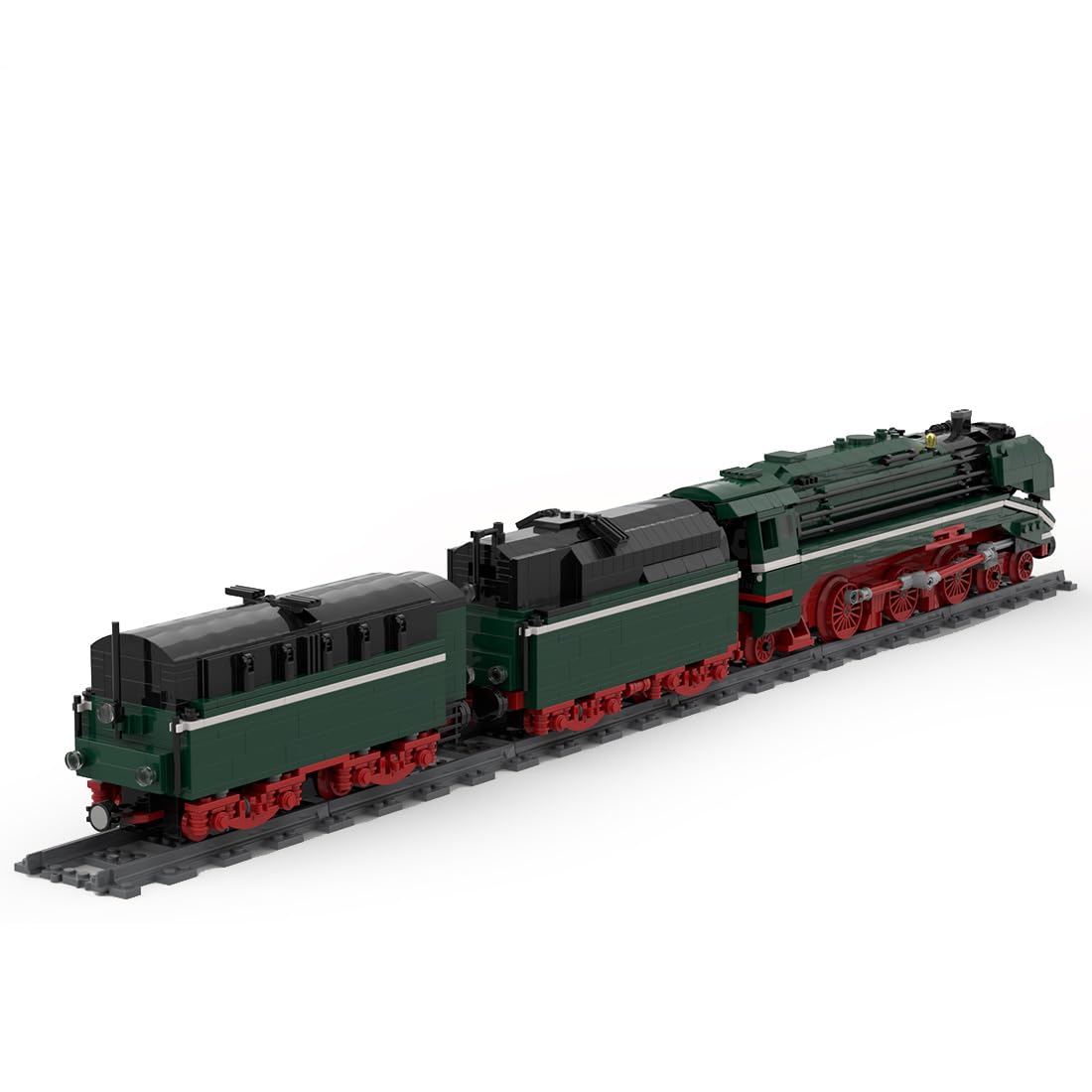Steam Train Building Sets, BR18 RC Vapor Train Style Innovative Assembly Building Block MOC Toy (1629PCS), Type2, VF90J3237M1514OT6Q3IS0N1P