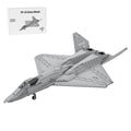 YF-23 Grey Ghost Fighter Aircraft Building Blocks Set, 1:35 Military Air Force Fighter Jet Model DIY Assembly, Home Decor & Toys & Gifts for Plane Enthusiasts (2,185 PCS)