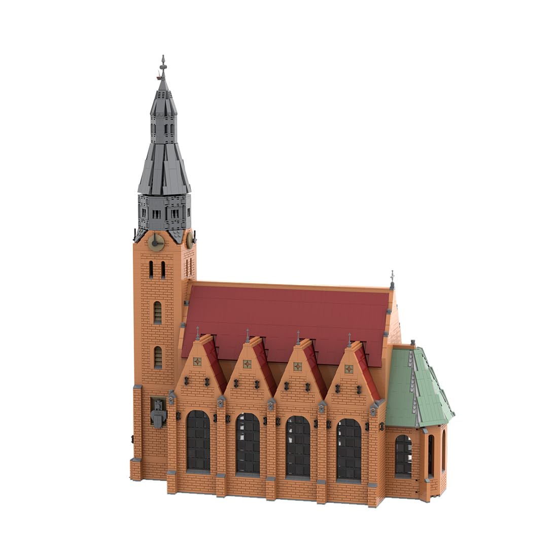 Winter Country Church Modular Model for Church of The Nativity Building Blocks Toys Set, Modular Church Architecture Set for Adults and Teen (1769PCS)