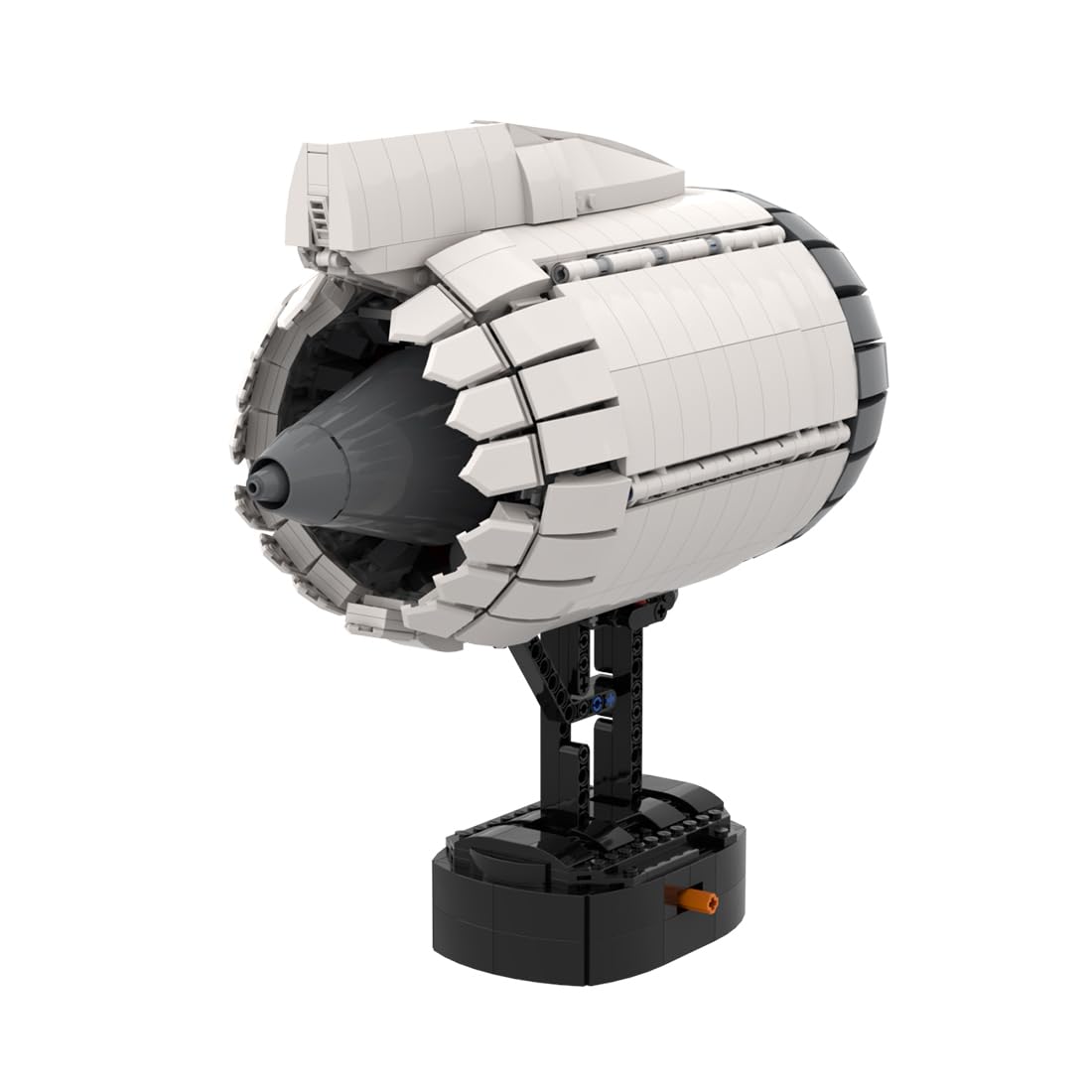 Engine Building Kit, MOC-133571 CFM LEAP Airplane Engine Model Building Blocks Set, 1659PCS MOC Educational Experiment Toy Gift for Adults