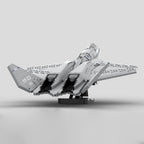 YF-23 Grey Ghost Fighter Aircraft Building Blocks Set, 1:35 Military Air Force Fighter Jet Model DIY Assembly, Home Decor & Toys & Gifts for Plane Enthusiasts (2,185 PCS)