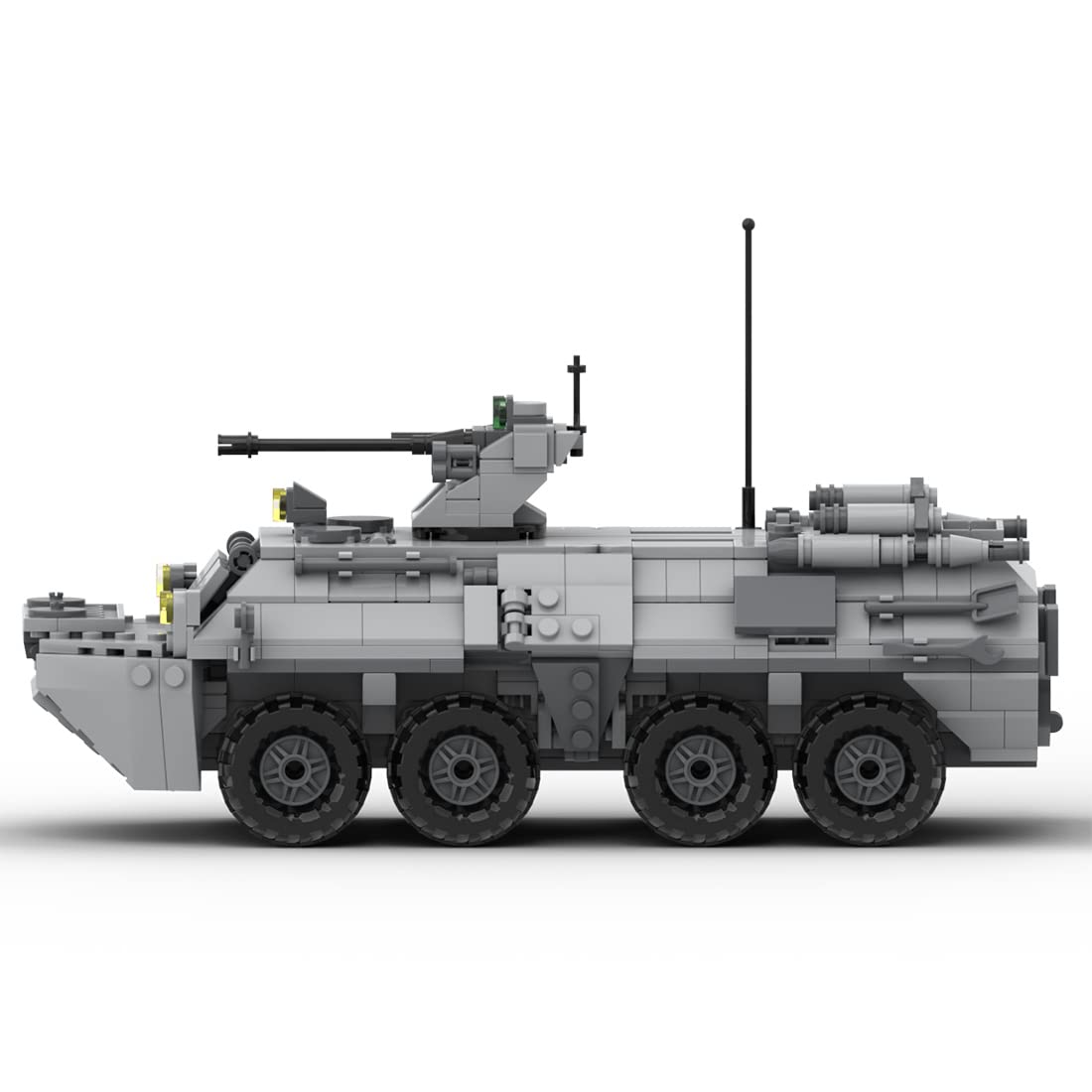 BrickCraftWorks Military Tank Building Set, MOC-39493 BTR-82A APC Model Military Theme Building Blocks Toys Set (798PCS), Type7, 152616NGIRLQO