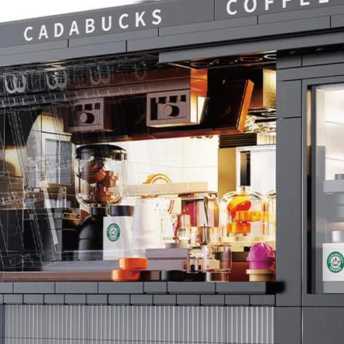 CADA Coffee House Building Toy C66005W