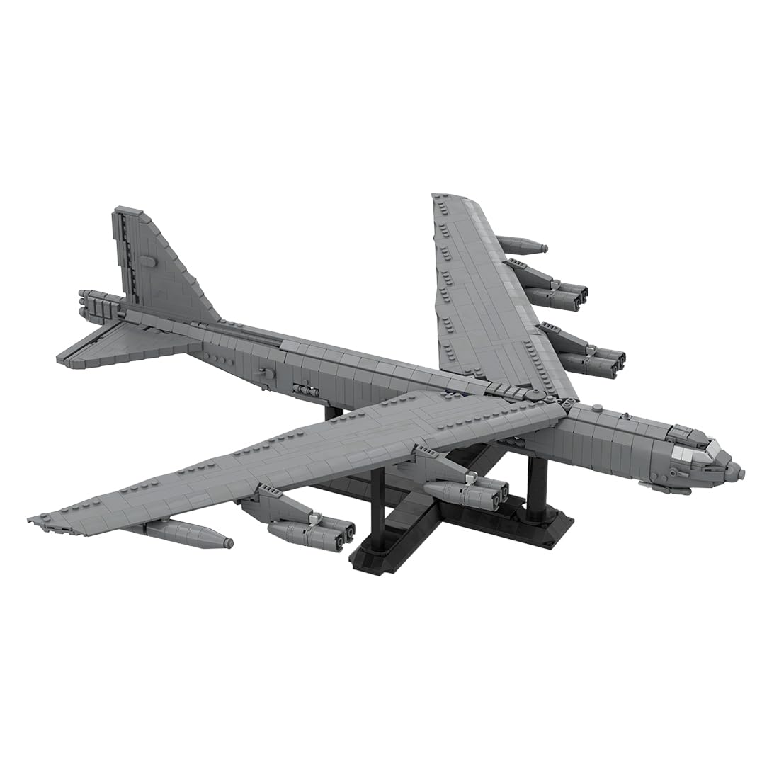 BICRKTOMXY B-52 Stratofortress Strategic Bomber Model Building Blocks Set, Military Aircraft Model, Building Bricks Display Set and Military Plane Toys & Gifts for Adults (1722 Pieces)