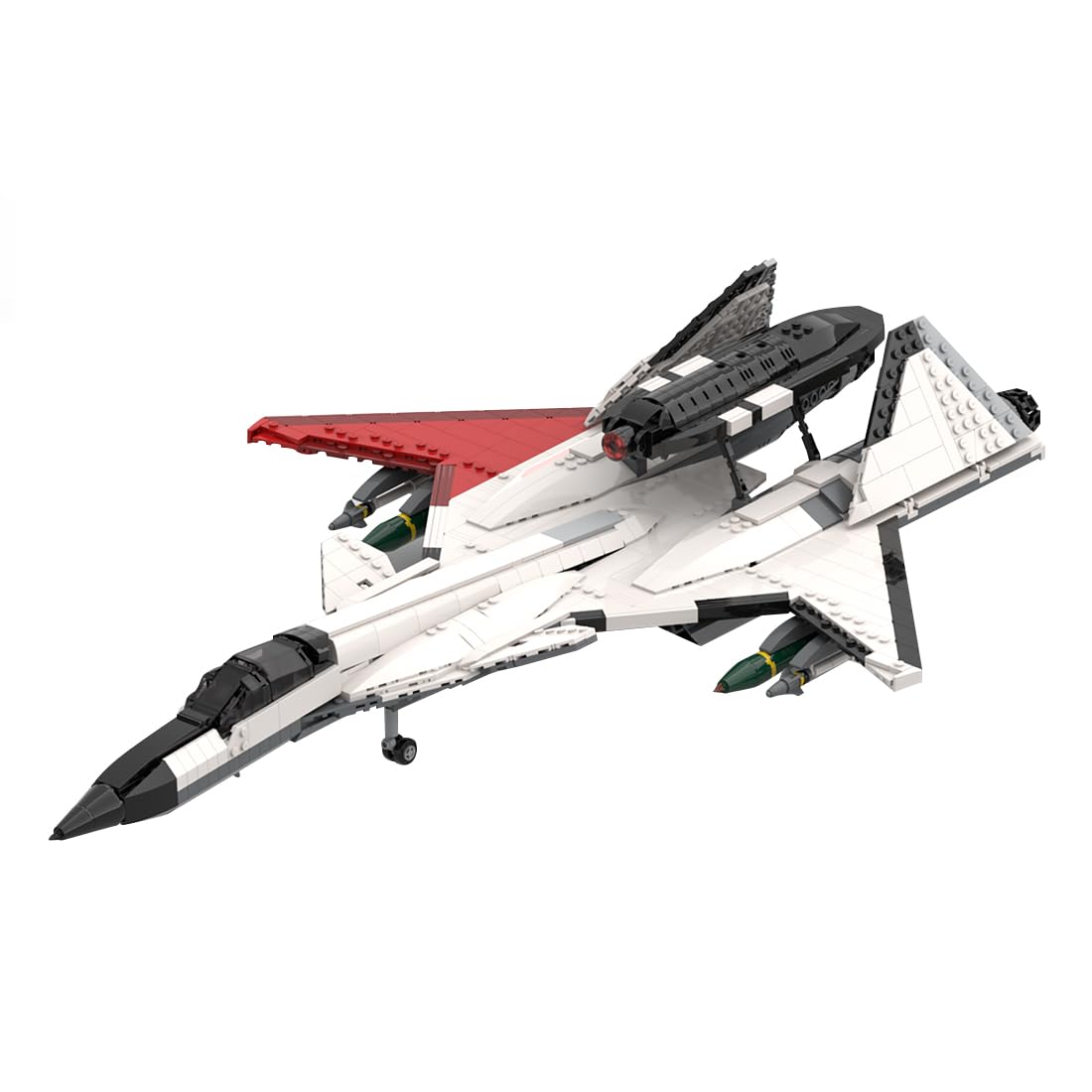 ADFX-02 Jet Fighter Building Blocks Set, Military Aircraft Model, Toys Gifts for Military Fans, Construction Building Toys Sets for Teen and Adults (1423PCS)