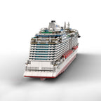 Cruise Modular Building Blocks Kit, 4595 PCS Super Flagship Cruise Model, Large Ship Model Assembly Ship Toy Sets, Creative MOC Set for Adults