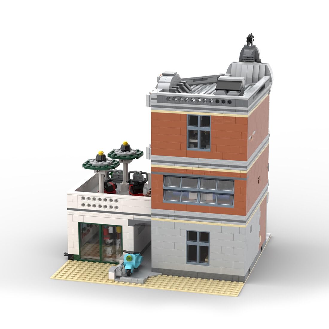 Street Scene Building Blocks, Pet Store Street View Model DIY Assembly Building Blocks Set Modular Architecture Toy for Teen Adult (2018PCS), 26 x 26 x 31cm, I5VSO2523916WTJ6