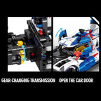 39044 Hybrid V8 Racing Car Building Block Set, 1: 8 Scale Supercar Building Toy, 3507 Pieces Technik Racing Block Models, MOC Adult Sports Car Models Collection Gifts
