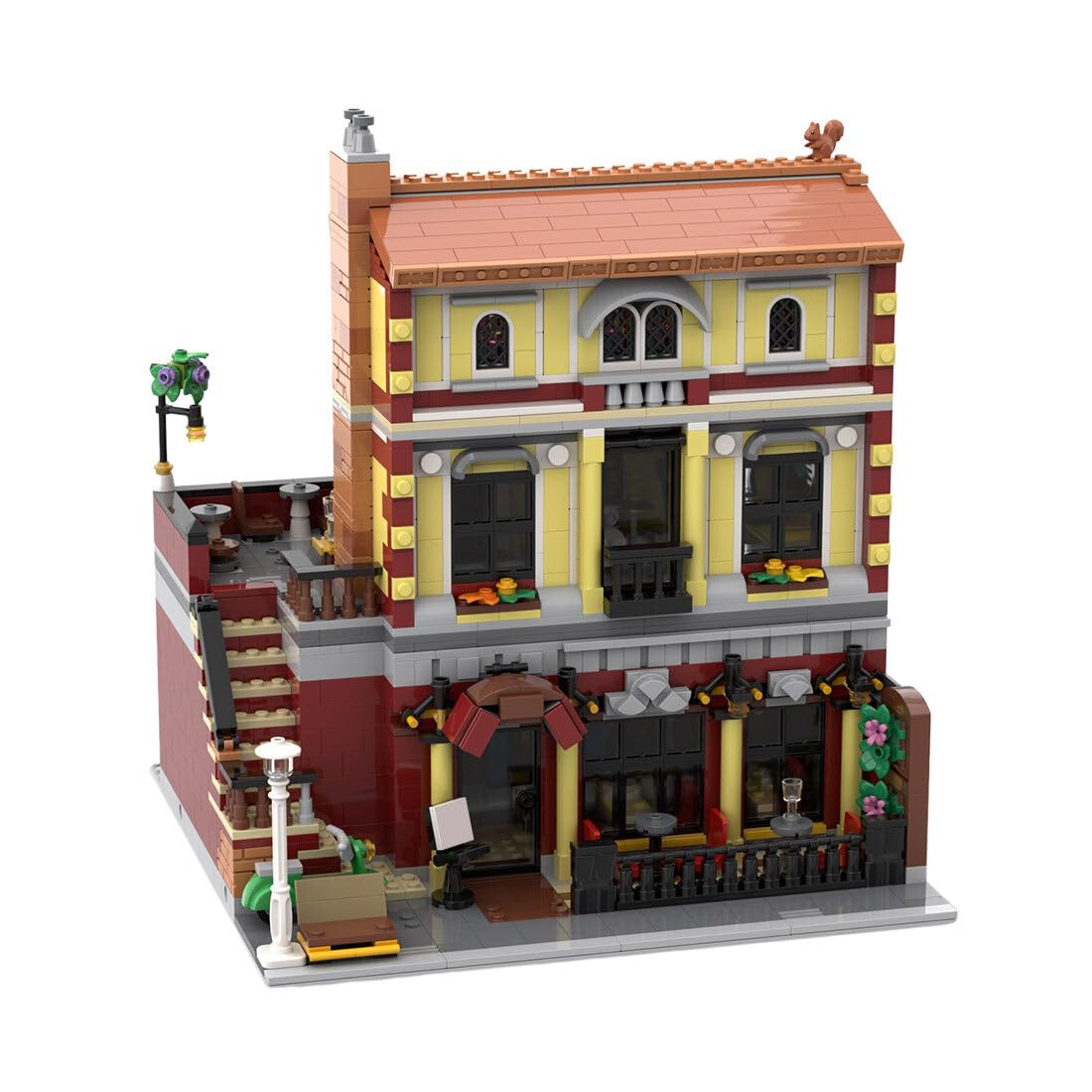 Street Scene Building Blocks, Modular Club Model Assembly Toy Building Block Set Architecture Construction Toy for Teen Adult (2625PCS), 94P934QTY1A6NY164112VQ5J