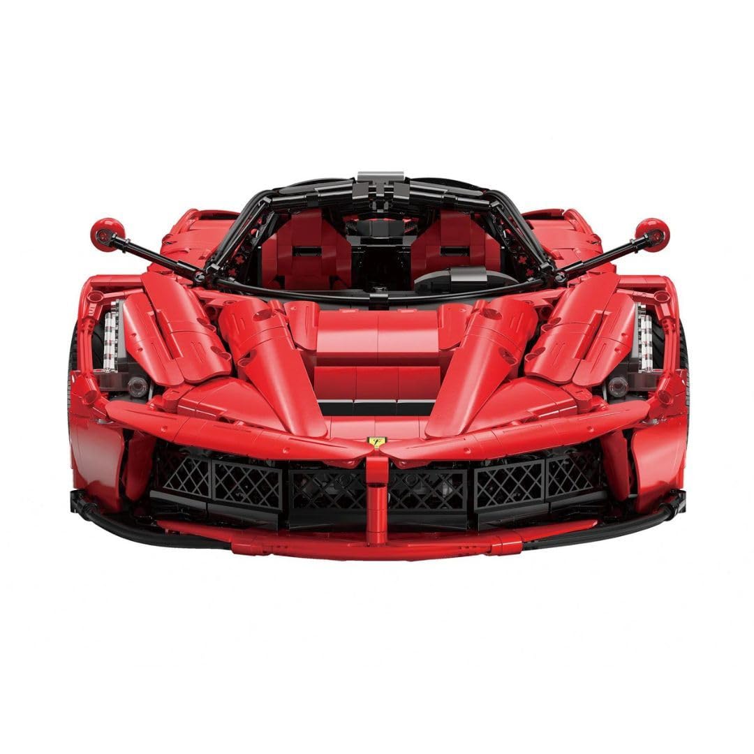 CaDA Master C61505W LaFer Supercar Building Set, 1:8 Scale Sports Car Building Blocks Kit for Adults, Collectible Motorsport MOC Car Toy Gift for Men Teens - 4739 Pcs
