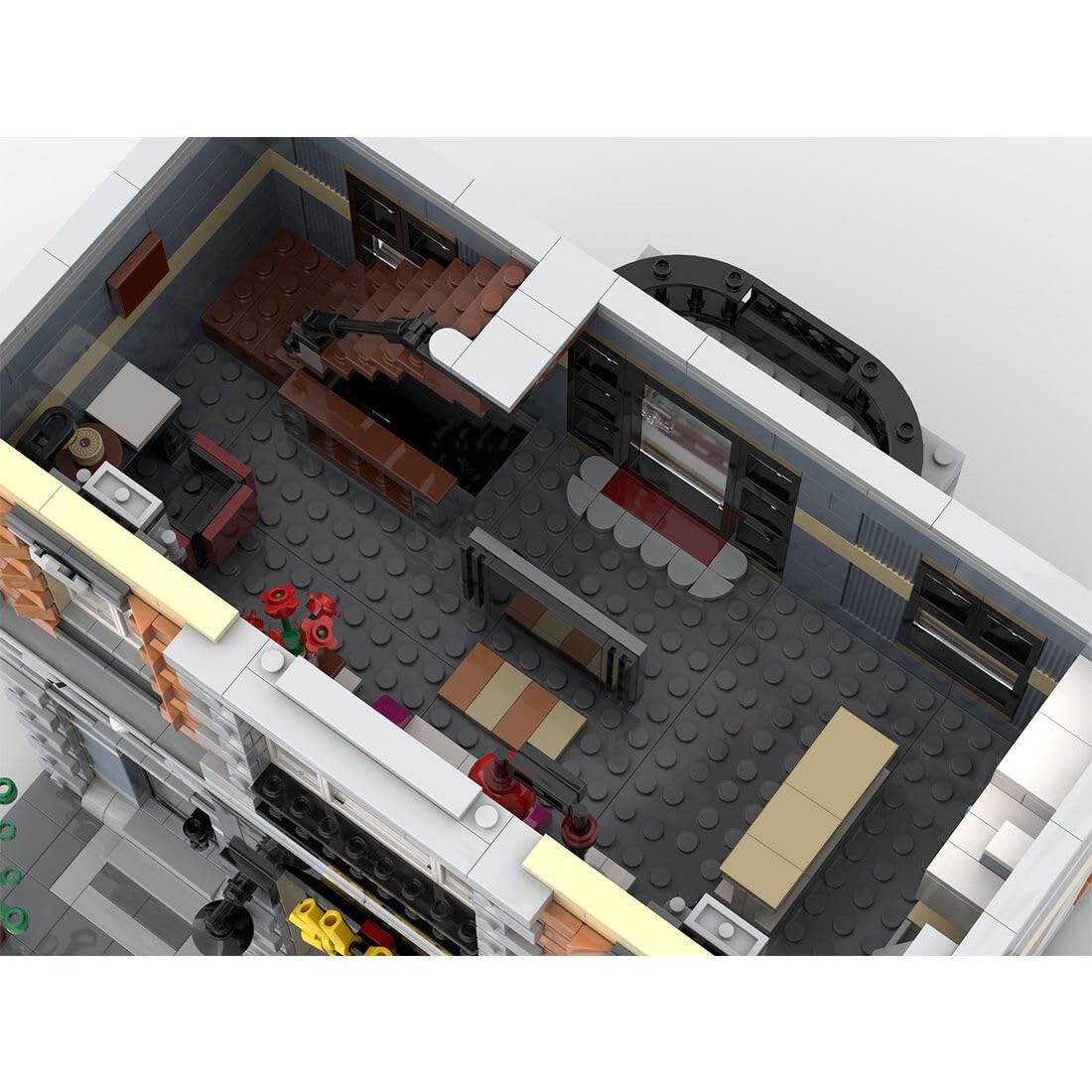 Street Scene Building Blocks, Modular Club Model Assembly Toy Building Block Set Architecture Construction Toy for Teen Adult (2625PCS), 94P934QTY1A6NY164112VQ5J