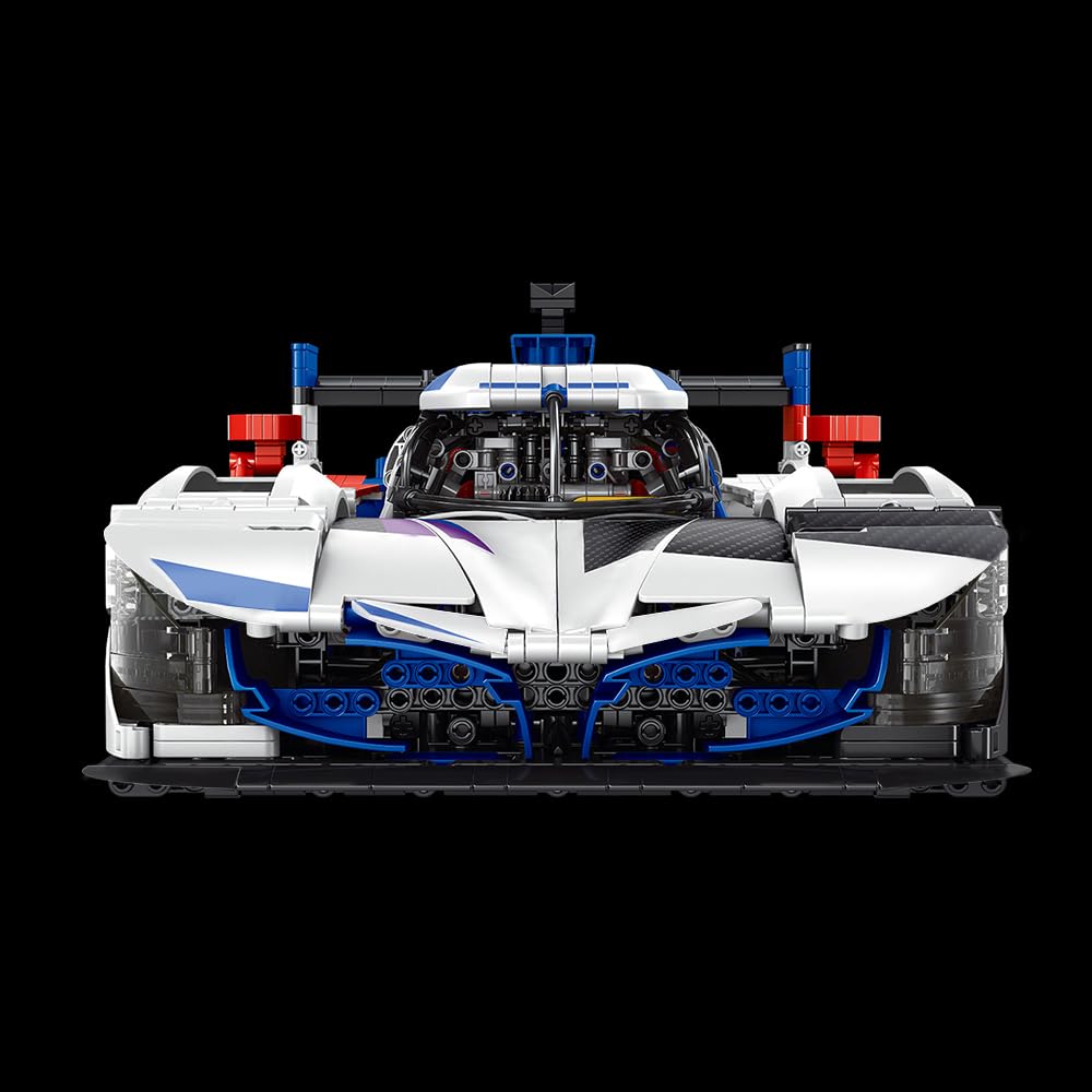 39044 Hybrid V8 Racing Car Building Block Set, 1: 8 Scale Supercar Building Toy, 3507 Pieces Technik Racing Block Models, MOC Adult Sports Car Models Collection Gifts
