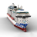 Cruise Modular Building Blocks Kit, 4595 PCS Super Flagship Cruise Model, Large Ship Model Assembly Ship Toy Sets, Creative MOC Set for Adults