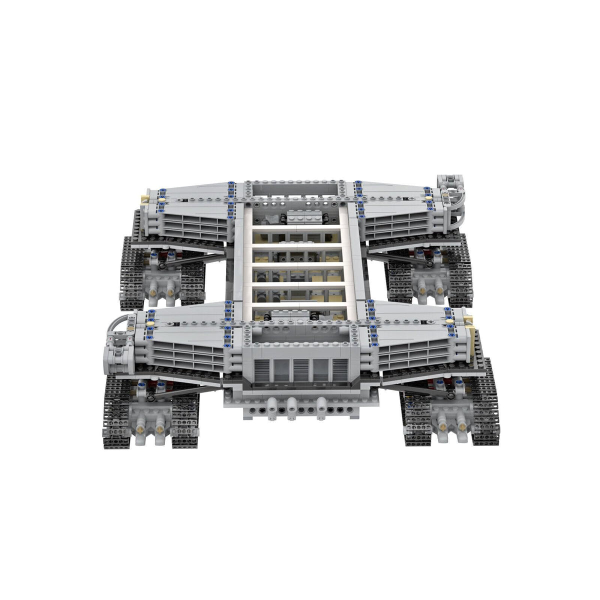 Crawler-Transporter Model Building Blocks Mobile Launcher Platform Bricks Toys for Saturn-V Launch Umbilical Tower & Space Shuttle for Age 16+ (Paper Instruction)