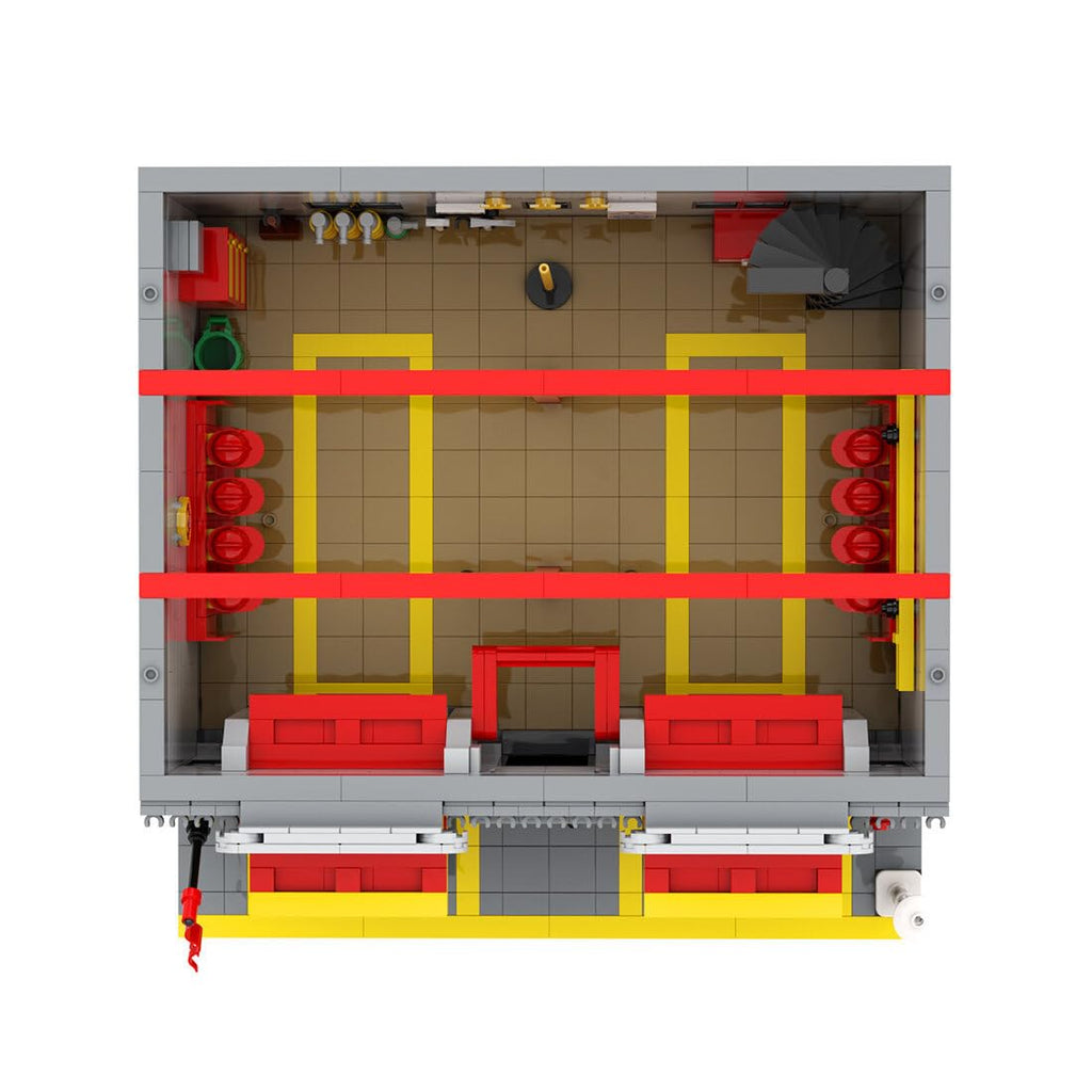 City Street Scene Building Blocks, Modular Fire Station Assembly Toy Building Block Set Architecture Construction Toy for Teen Adult (2570PCS), A38L6KL10W1YO6J05957870