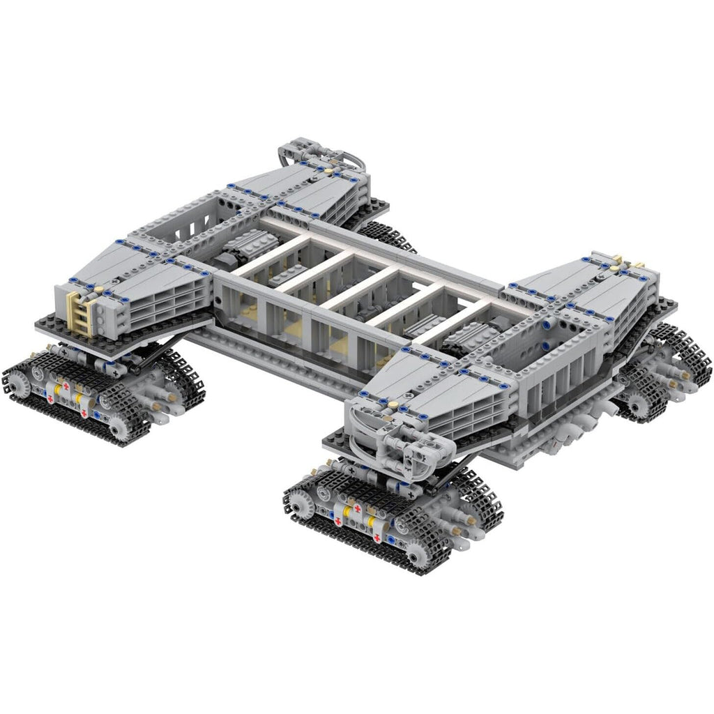 Crawler Transporter MOC Building Blocks, Mobile Launcher Platform Bricks Toys Collection Gift Kit for Saturn-V Launch Umbilical Tower/Space Shuttle for Age 16+