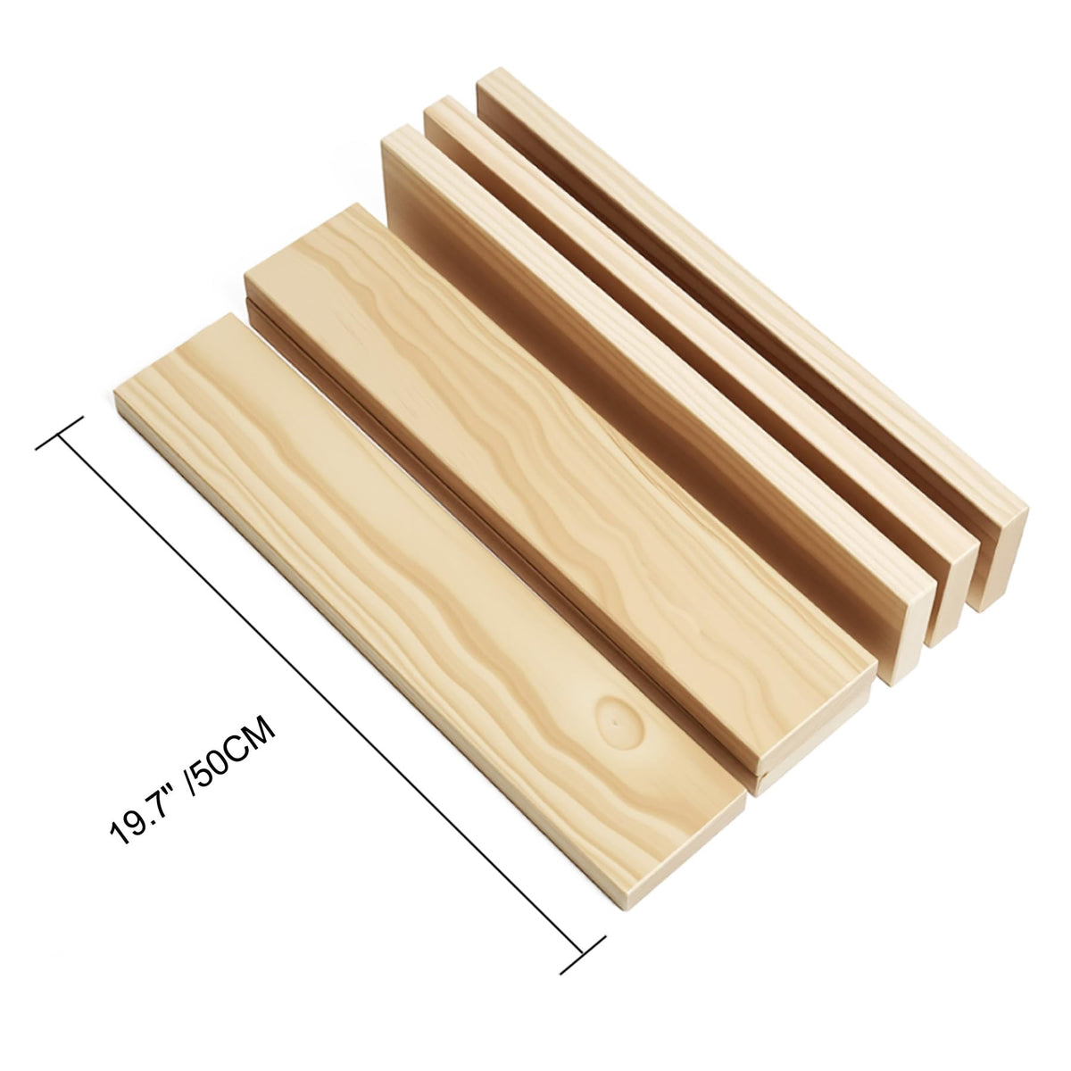 Giant Wooden Building Blocks for Kids& Classrooms - 32Pcs Extra Large Pine Construction Planks 19.7 in, Big Building Blocks Set for Outdoor & Indoor STEM Play, Jumbo Preschool Educational Toy (44 lbs)