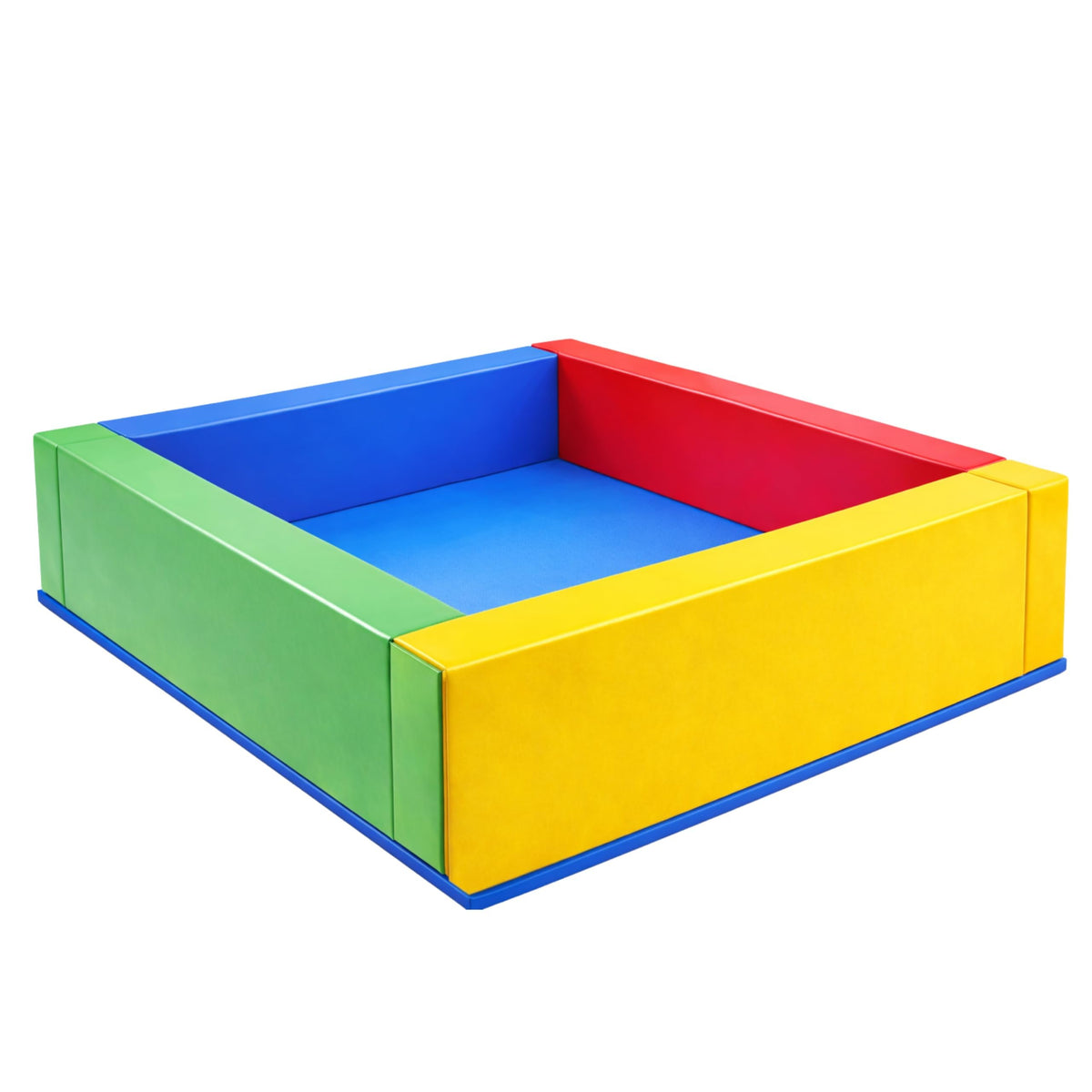 Giant Foam Ball Pit for Toddlers and Kids – Soft Foam Sided Square Play Pool, Colorful Baby Ball Pit for Ages 9 Months to 12 Years (Colorful, 78 x 78 x 18 Inches)