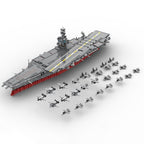 1/350 UCS USS Enterprise CVN-65 Aircraft Carrier Building Blocks and Construction Toy, Collectible Military-Themed Model to Build and Display, Great Gift for Military Fans (4941PCS)