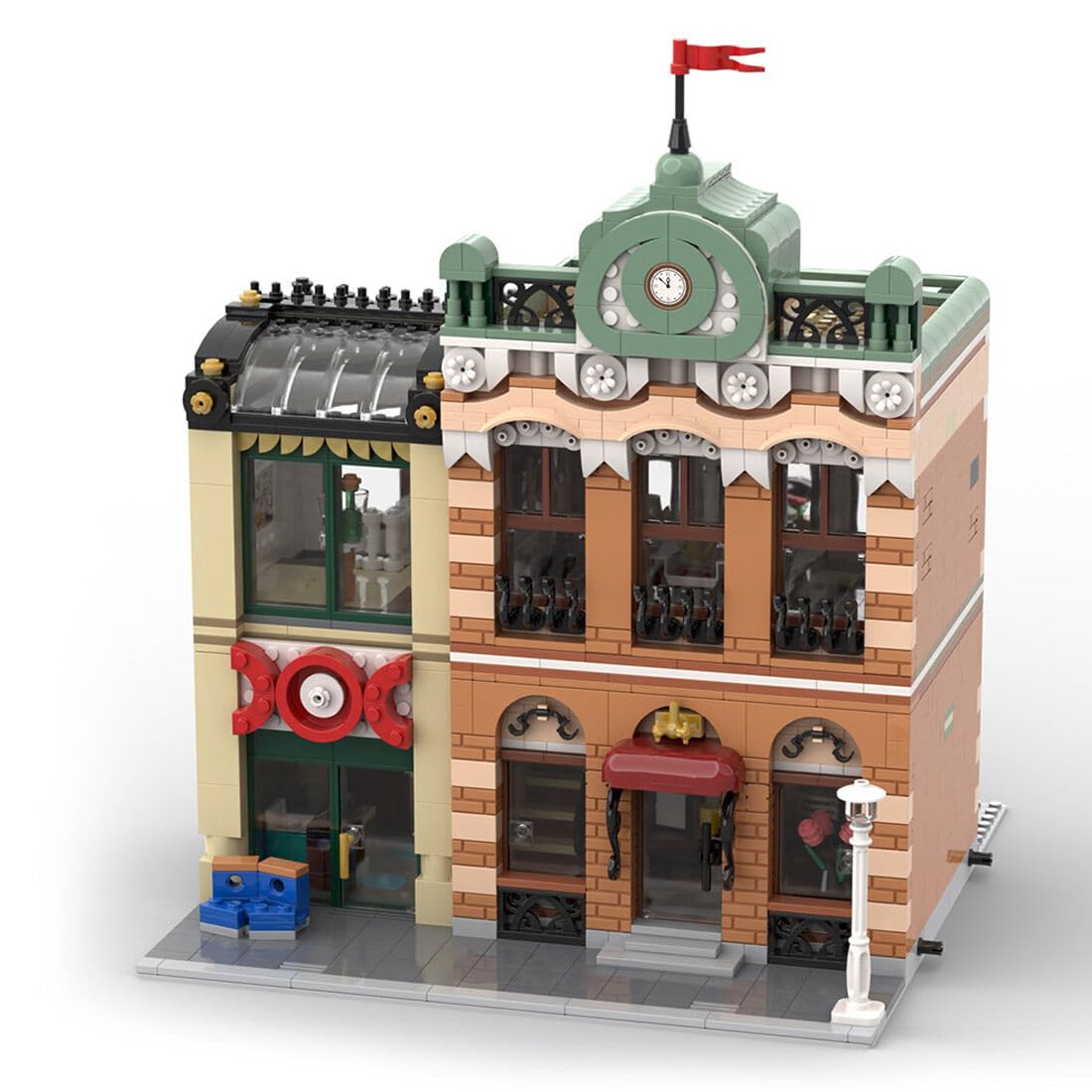 Street Scene Building Blocks, Modular Club Model Assembly Toy Building Block Set Architecture Construction Toy for Teen Adult (2625PCS), 94P934QTY1A6NY164112VQ5J