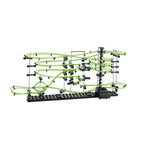 1337pcs Level 3–8 Marble Roller Coaster Kit, 820+ PCS Glow-in-the-Dark Marble Run with Steel Balls – Luminous Rail Maze Building Toys, STEM Construction Set for Ages 14+ & Adults