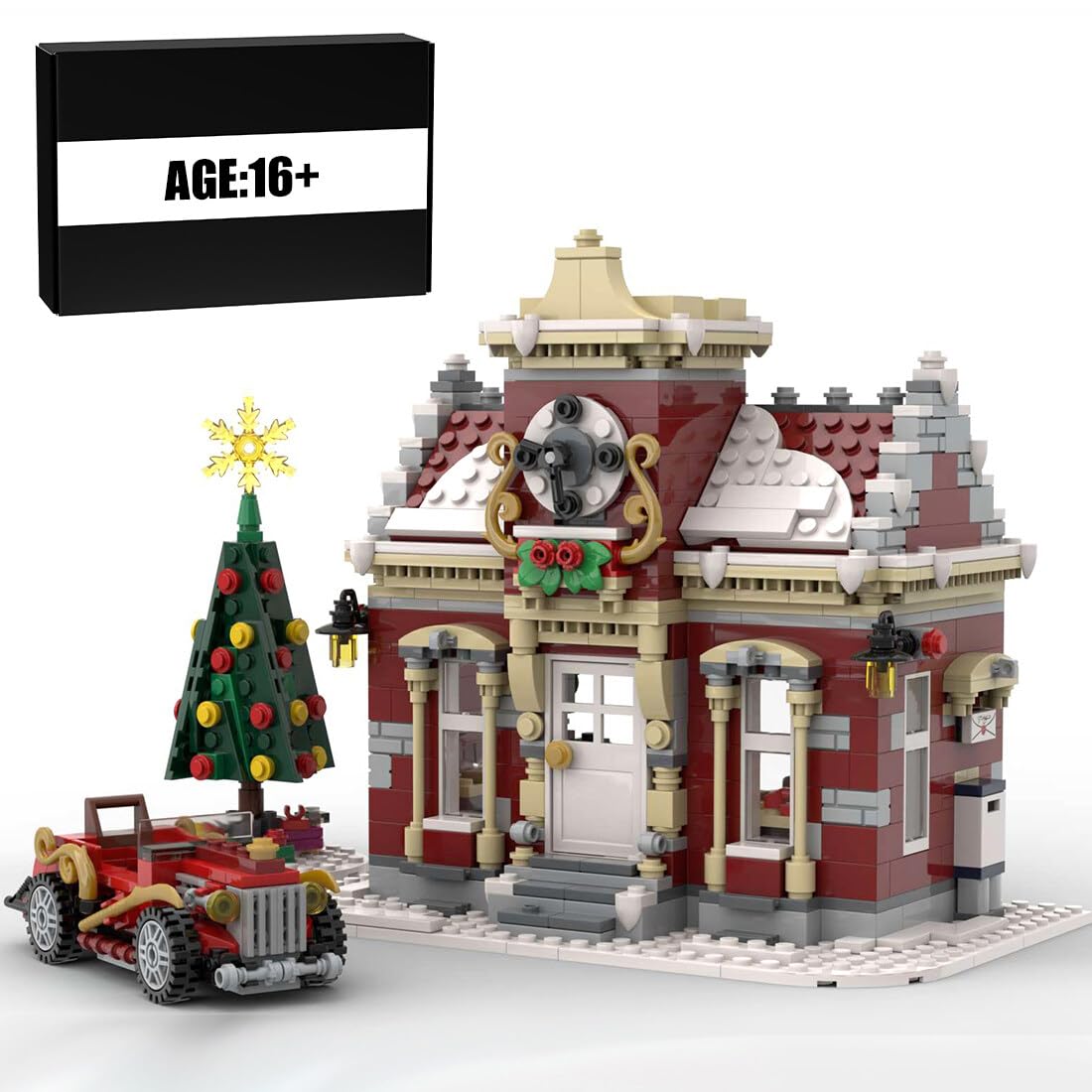Street Scene Building Blocks, Pet Store Street View Model DIY Assembly Building Blocks Set Modular Architecture Toy for Teen Adult (2018PCS), 26 x 26 x 31cm, I5VSO2523916WTJ6