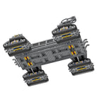 Crawler Transporter MOC Building Blocks, Mobile Launcher Platform Bricks Toys Collection Gift Kit for Saturn-V Launch Umbilical Tower/Space Shuttle for Age 16+