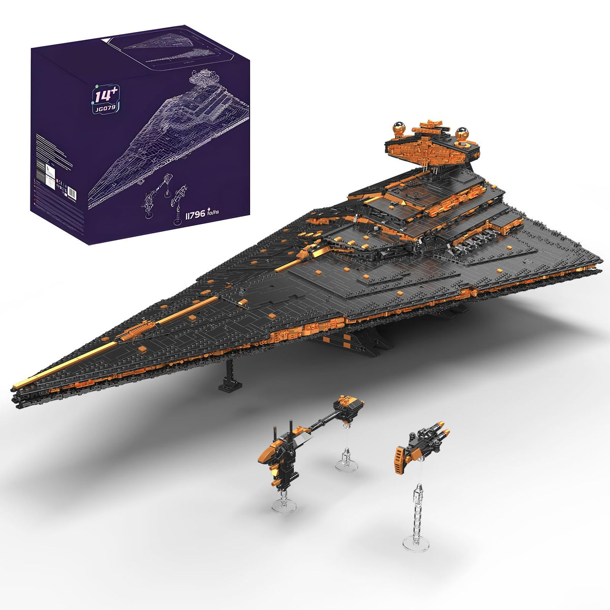 13134 Super Star Destroyer Model Ship, A New Hope Executor Star Dreadnought Building Toy, 7788+Pcs Large Collectible Model Build and Play Awesome Building Kit for Boys and Adult