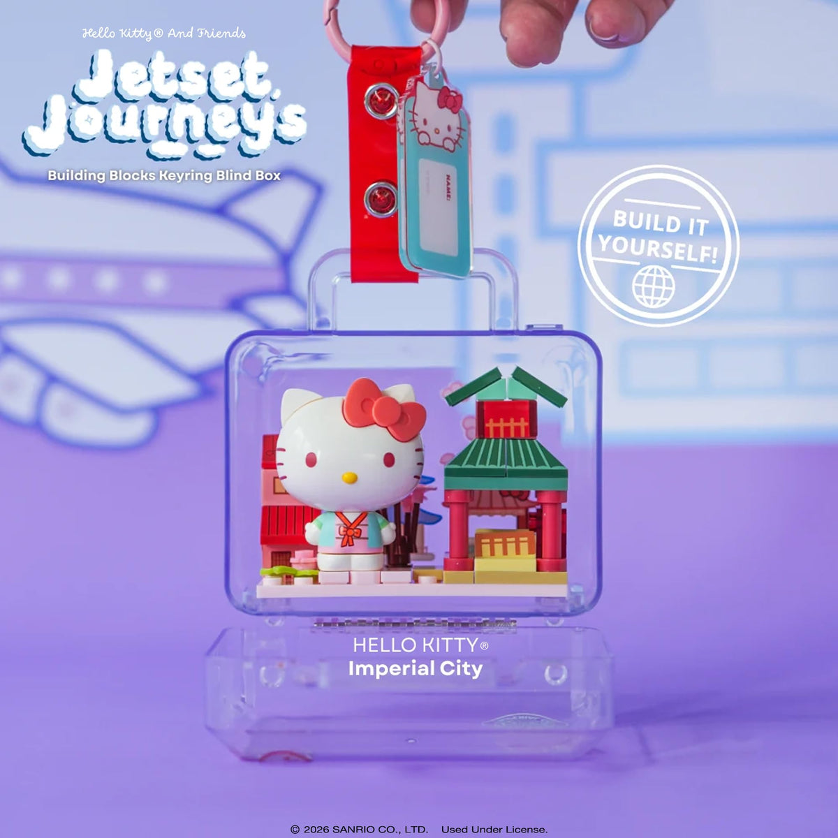 Hamee Building Blocks Blind Box Sanrio - Jetset Journeys - 9 Pc.