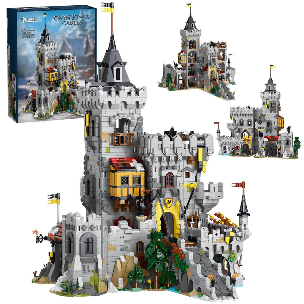 3 in 1 Medieval Raven Castle Building for Adults 4961 Pcs Barweer 009