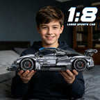 1:8 Supercar Car Building Block Set for Adults, 3526PCS Large Size Sports Construction Sets 23Inch Technical Racing Car Model Kit Toy for Boys&Car Enthusiasts