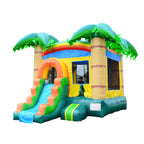 14x17 Jelly Bean Commercial Inflatable Bouncer Dual Lane Slide