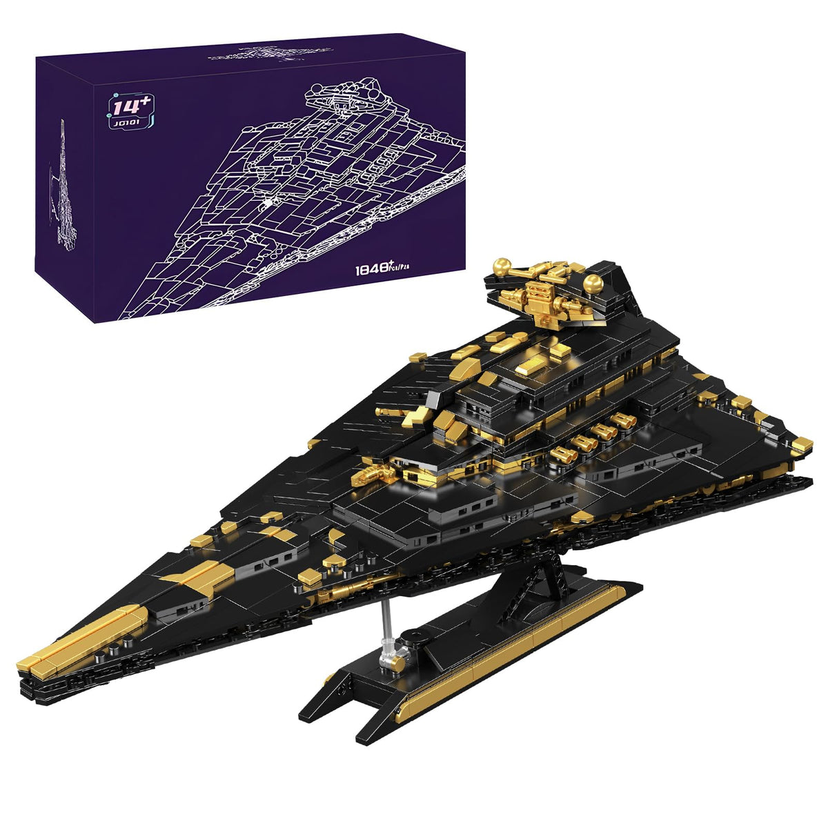 13134 Super Star Destroyer Model Ship, A New Hope Executor Star Dreadnought Building Toy, 7788+Pcs Large Collectible Model Build and Play Awesome Building Kit for Boys and Adult