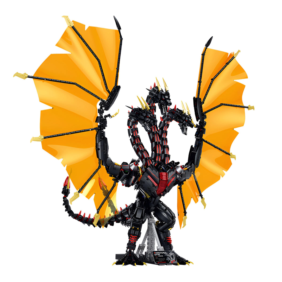 Hydreigon Assembled Building Blocks with high Difficulty, Small Particles, Building Blocks, Model Ornaments and Interactive Toy Gifts.