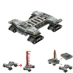 Crawler Transporter MOC Building Blocks, Mobile Launcher Platform Bricks Toys Collection Gift Kit for Saturn-V Launch Umbilical Tower/Space Shuttle for Age 16+