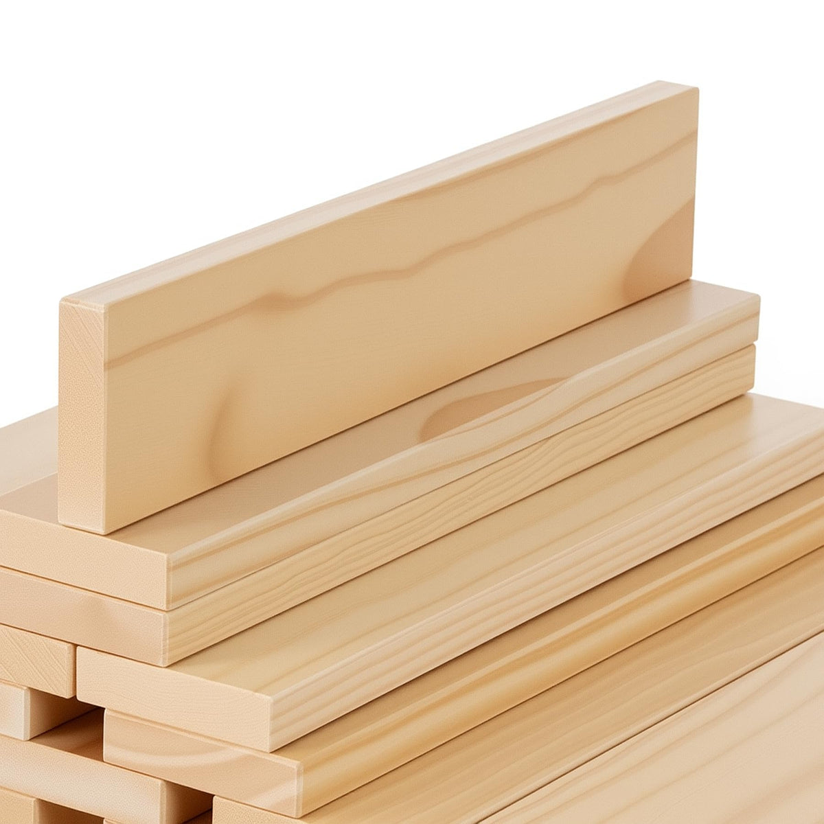 Giant Wooden Building Blocks for Kids& Classrooms - 32Pcs Extra Large Pine Construction Planks 19.7 in, Big Building Blocks Set for Outdoor & Indoor STEM Play, Jumbo Preschool Educational Toy (44 lbs)