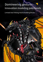 Hydreigon Assembled Building Blocks with high Difficulty, Small Particles, Building Blocks, Model Ornaments and Interactive Toy Gifts.