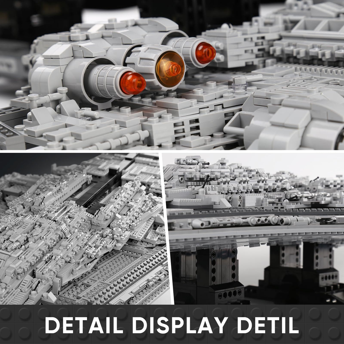13134 Super Star Destroyer Model Ship, A New Hope Executor Star Dreadnought Building Toy, 7788+Pcs Large Collectible Model Build and Play Awesome Building Kit for Boys and Adult
